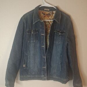 Ruff Hewn Ruff Times calls for Ruff Measures Denim Jacket size XL